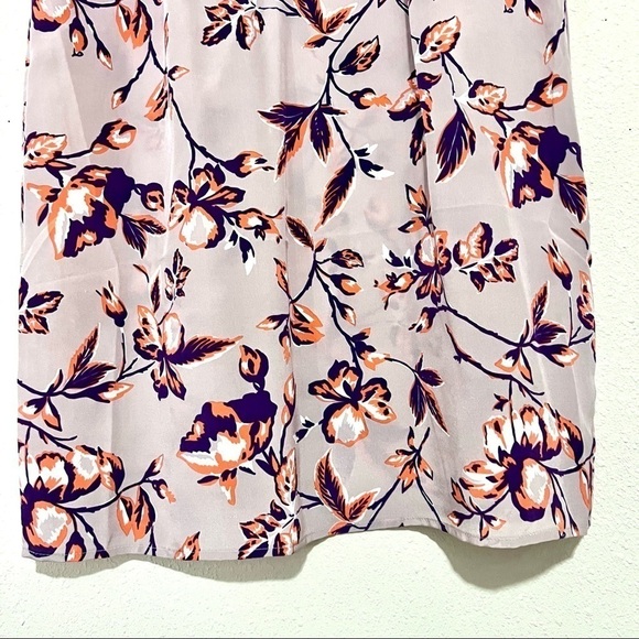 JOIE SILK Cap Sleeve Pencil Mini Dress In Full Bloom Floral Print womens size M - Picture 6 of 10